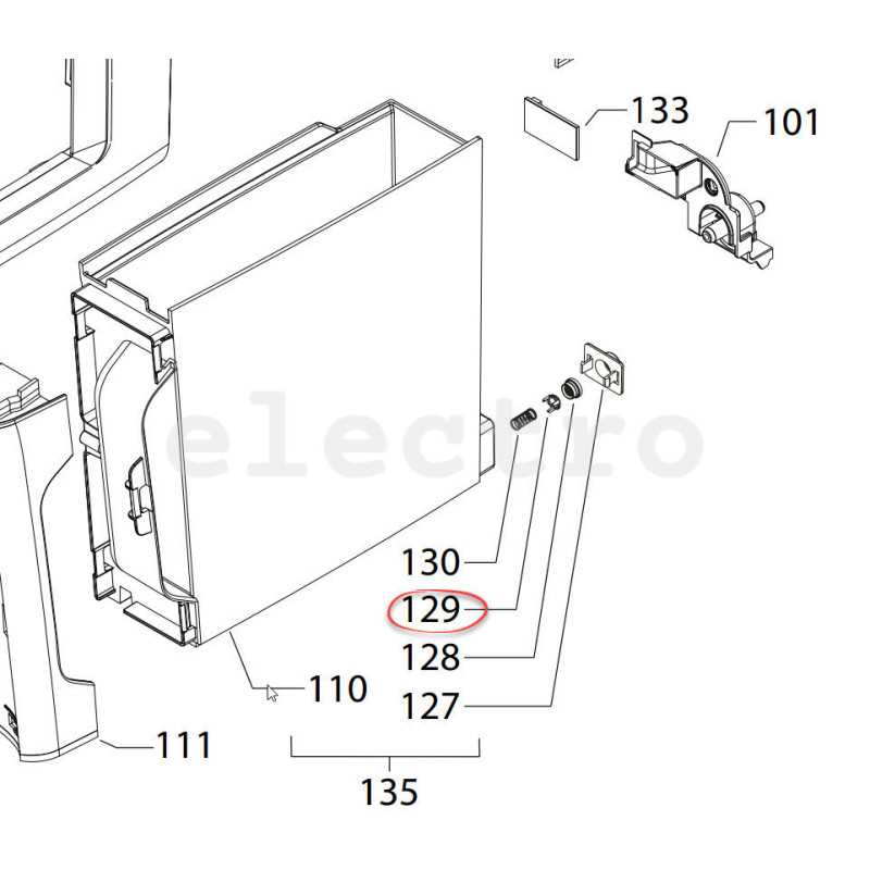 saeco minuto parts diagram