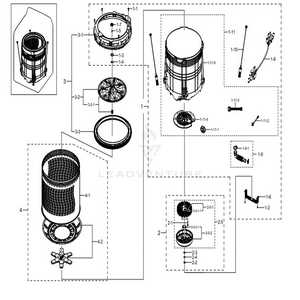 samsung top load washer parts diagram