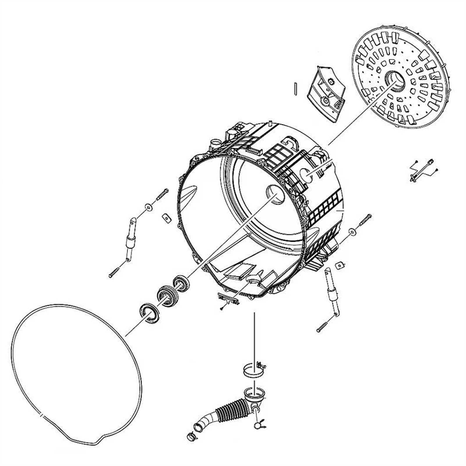 samsung top load washer parts diagram