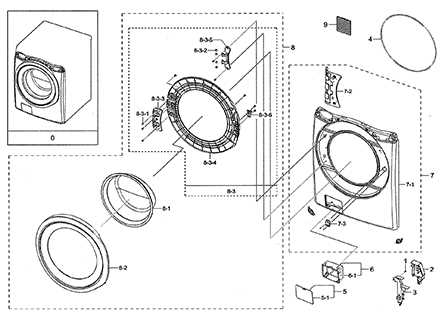 samsung wf45t6000aw parts diagram