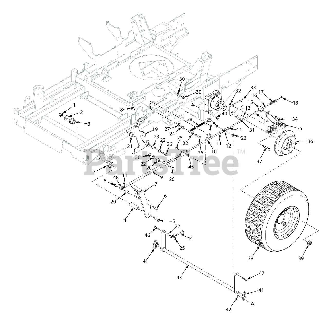 scag turf tiger parts diagram