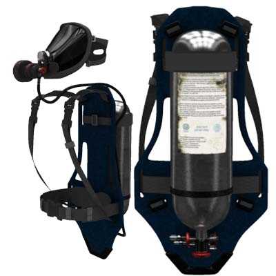 scba diagram of parts