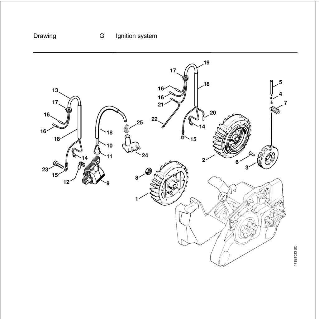 schematic stihl 028 wood boss parts diagram