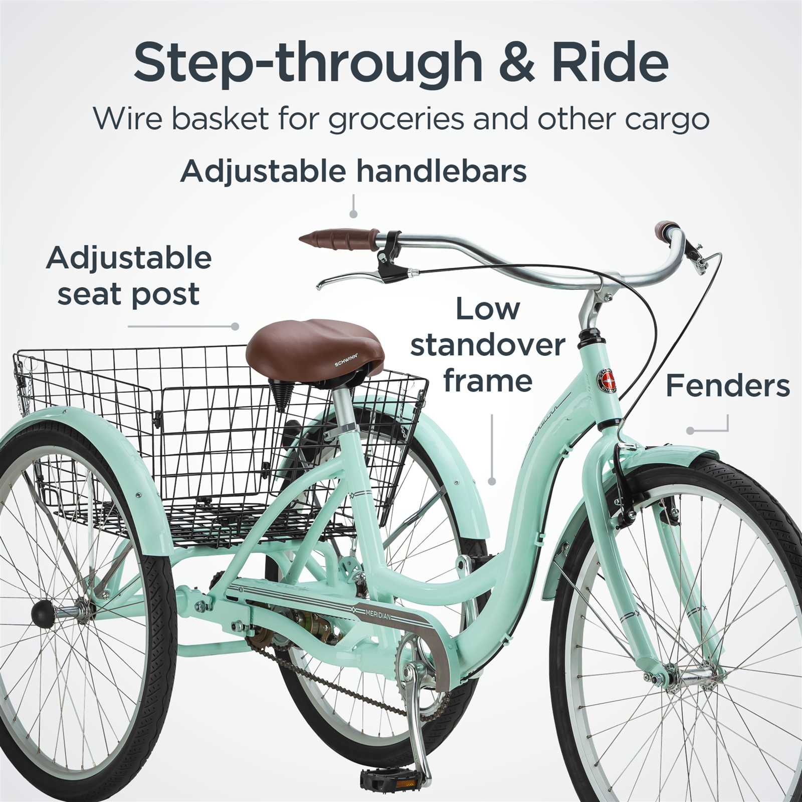 schwinn tricycle parts diagram