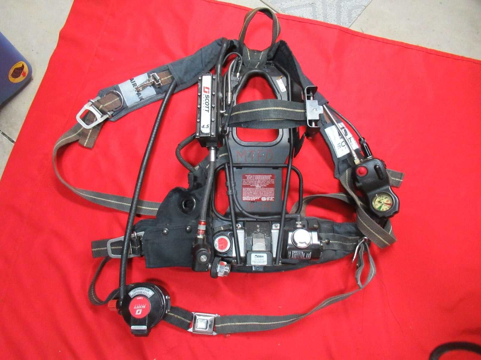 scott 4.5 scba parts diagram