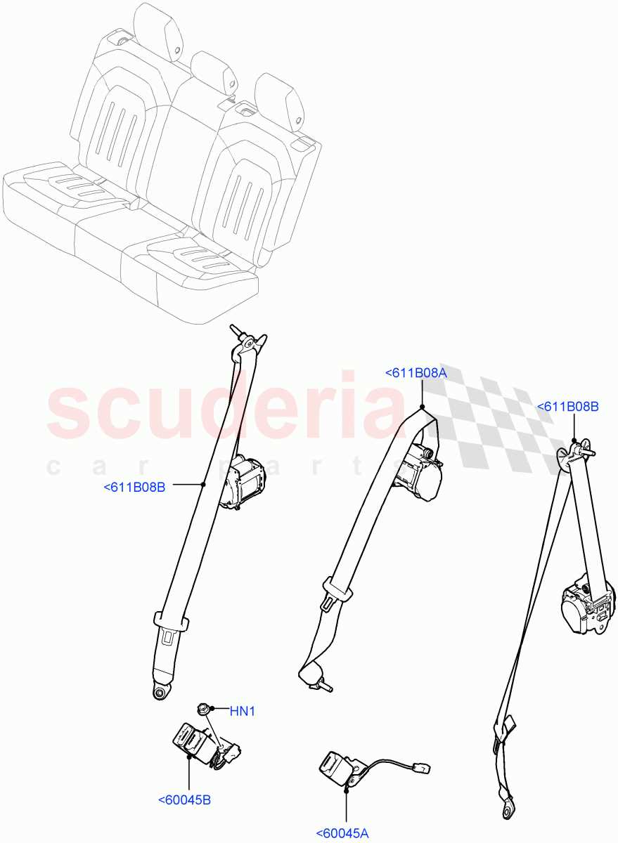 seat belt parts diagram