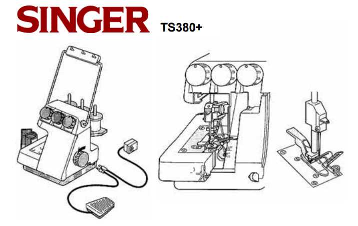 serger parts diagram