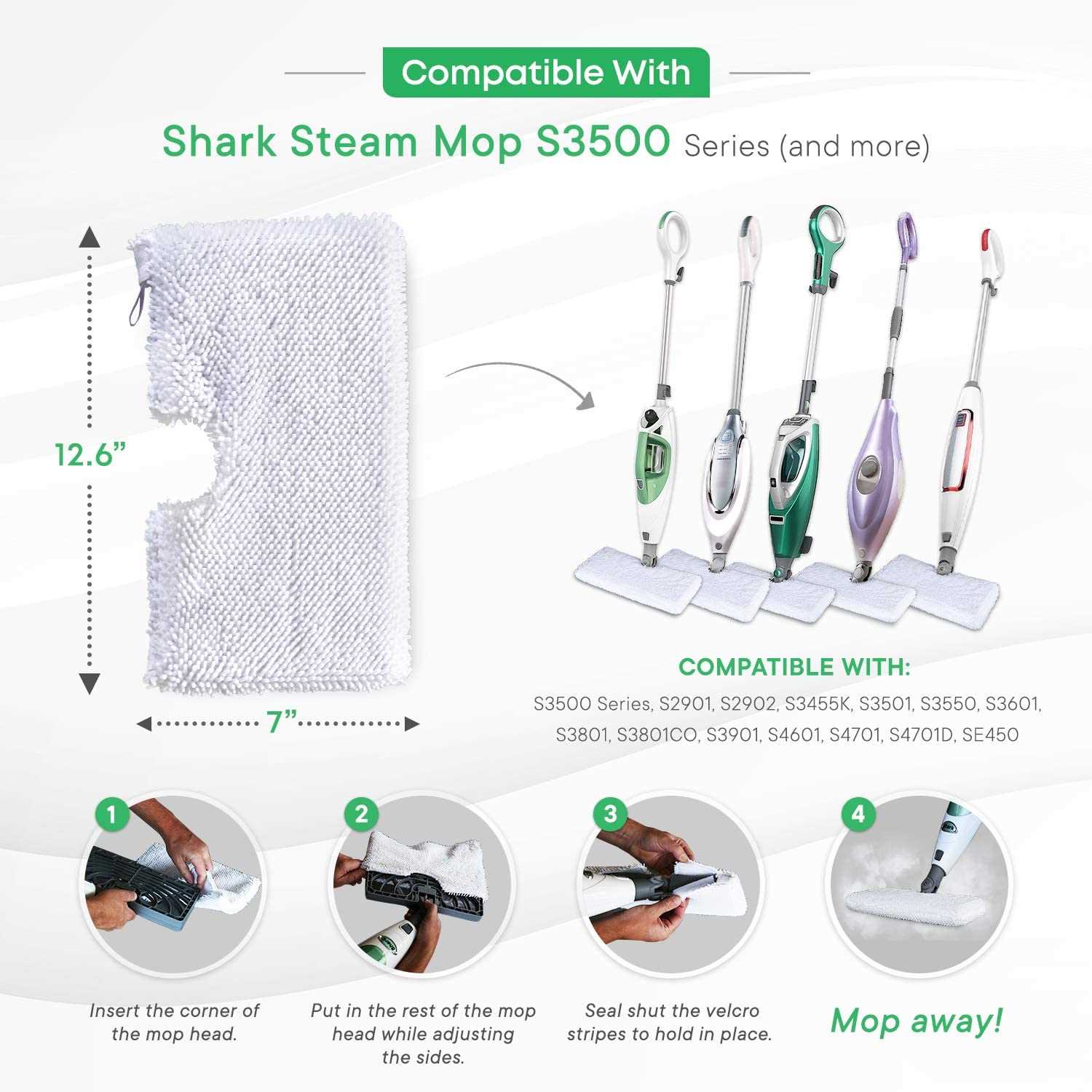 shark steam mop s3601 parts diagram