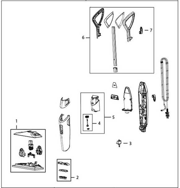 shark steam mop s3601 parts diagram