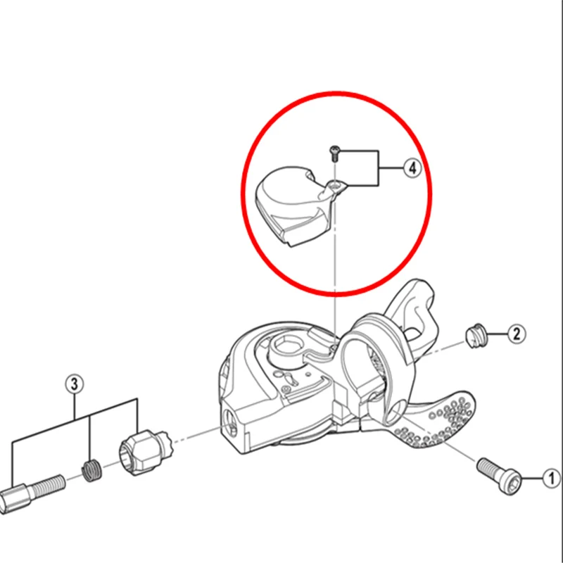 shimano slx shifter parts diagram