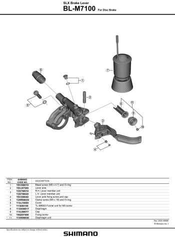 shimano slx shifter parts diagram