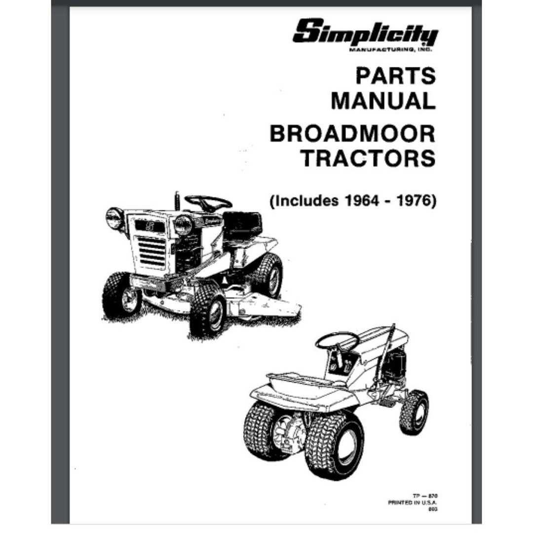 simplicity broadmoor parts diagram