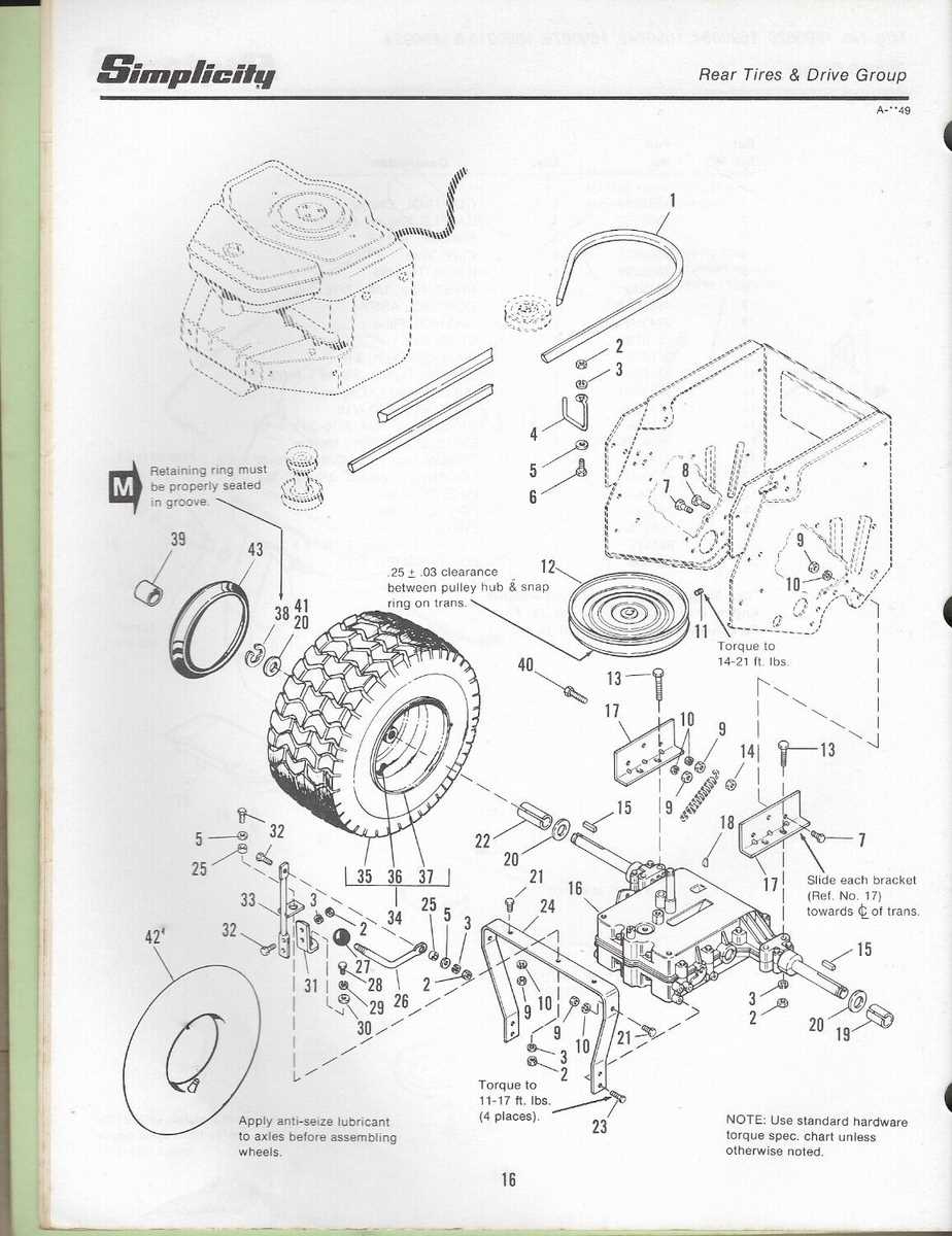 simplicity regent parts diagram