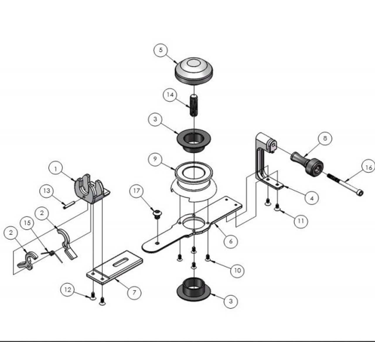 ski boot parts diagram