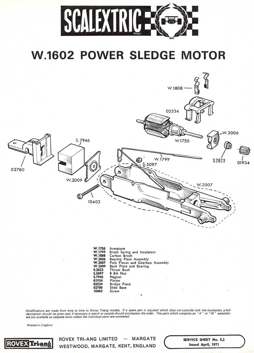 sledge parts diagram