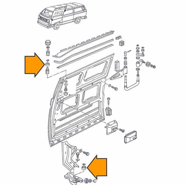 sliding door parts diagram