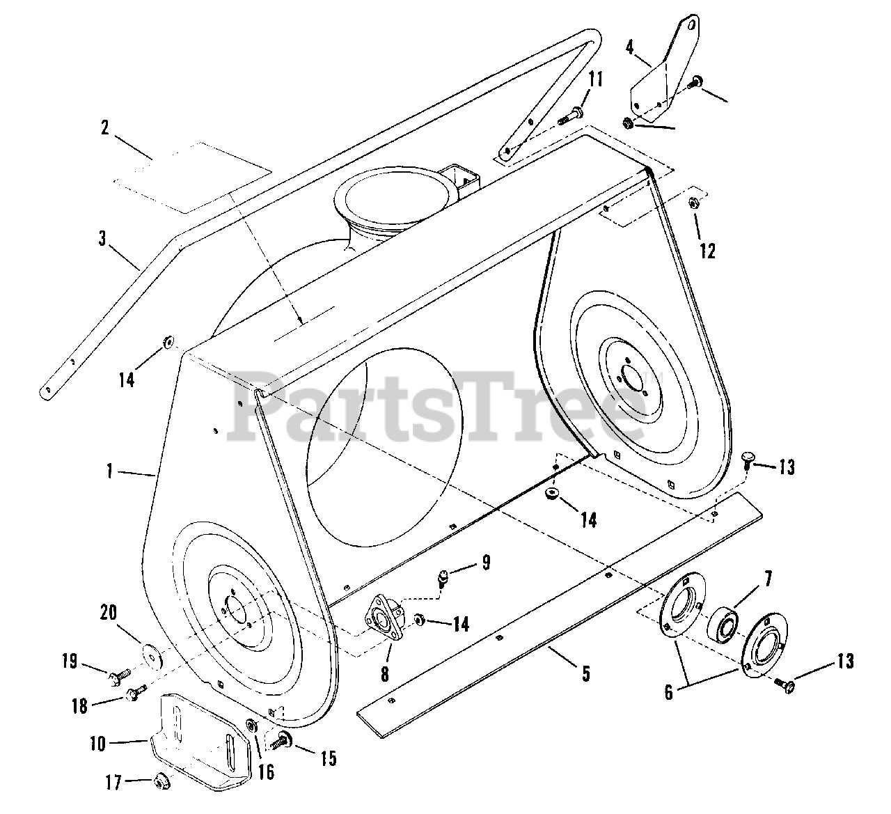 snapper snow blower parts diagram