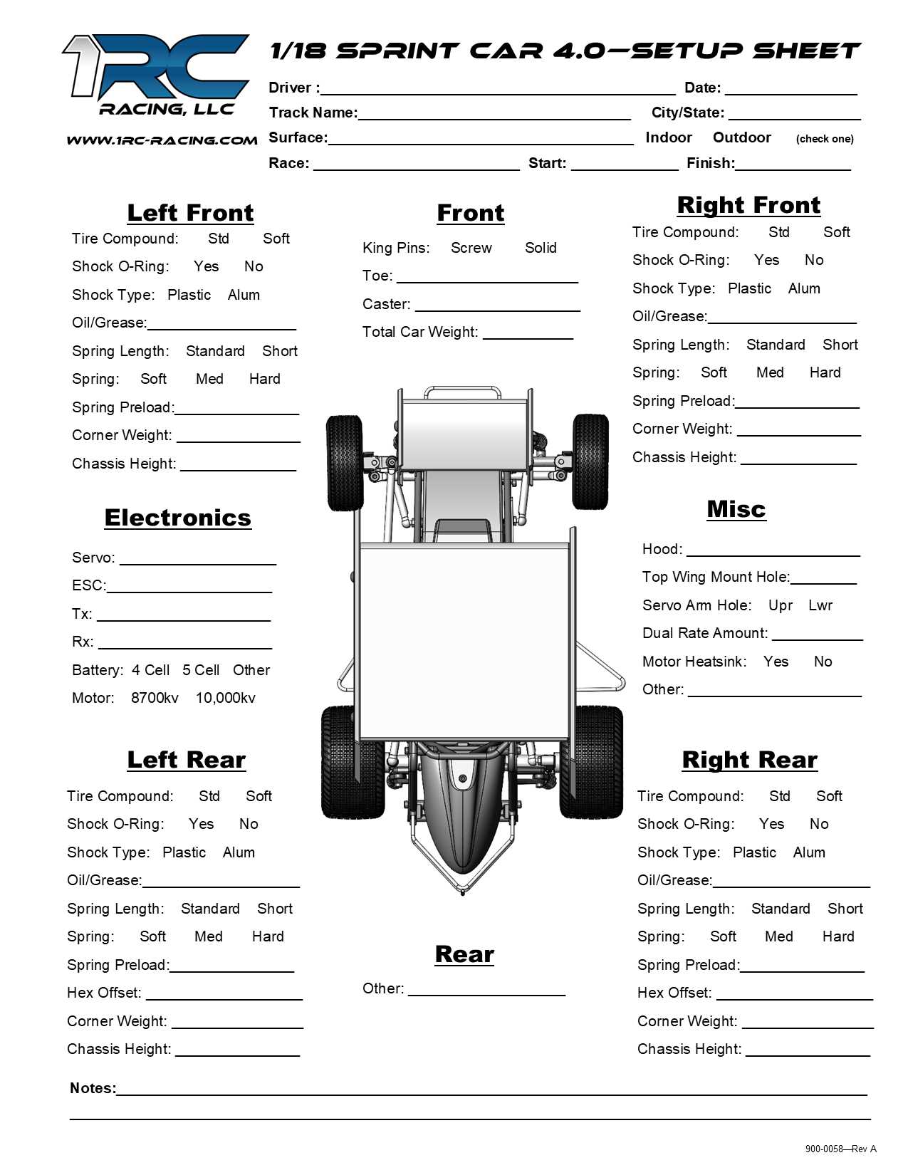 sprint car parts diagram