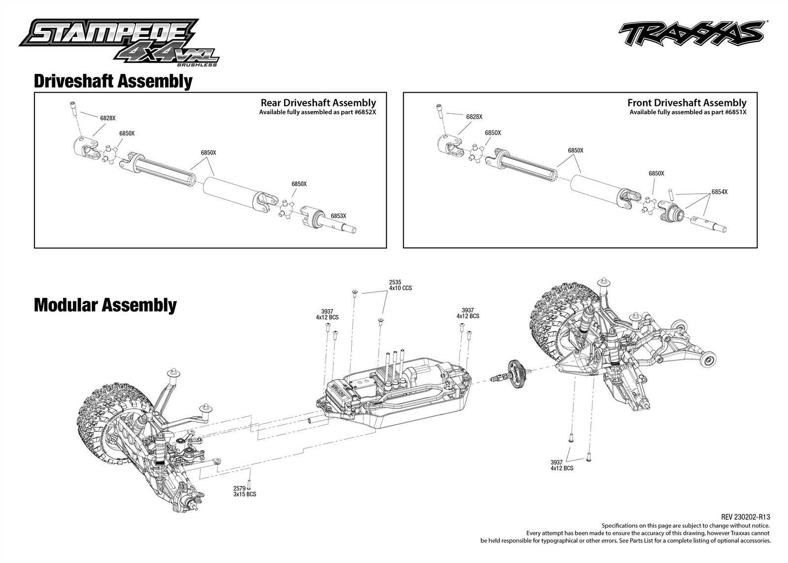 stampede 4x4 parts diagram