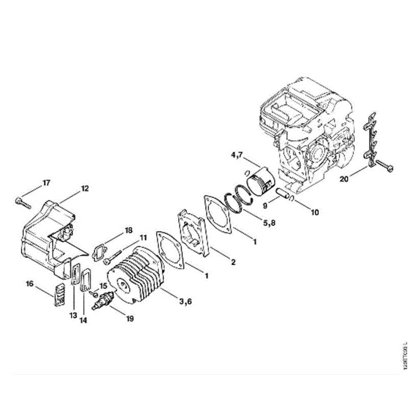 stihl 010 av chainsaw parts diagram