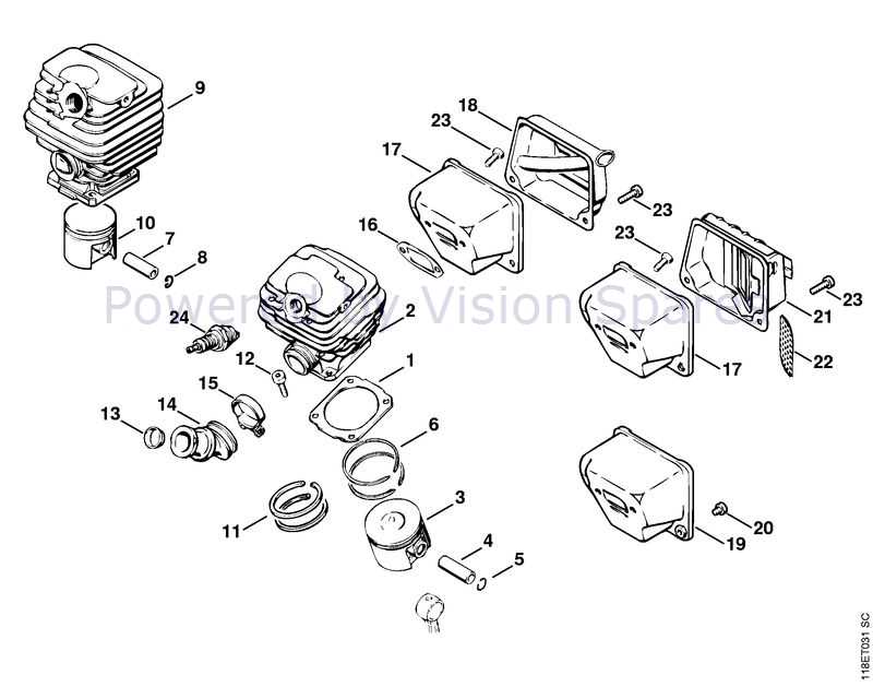 stihl 028 av wood boss parts diagram