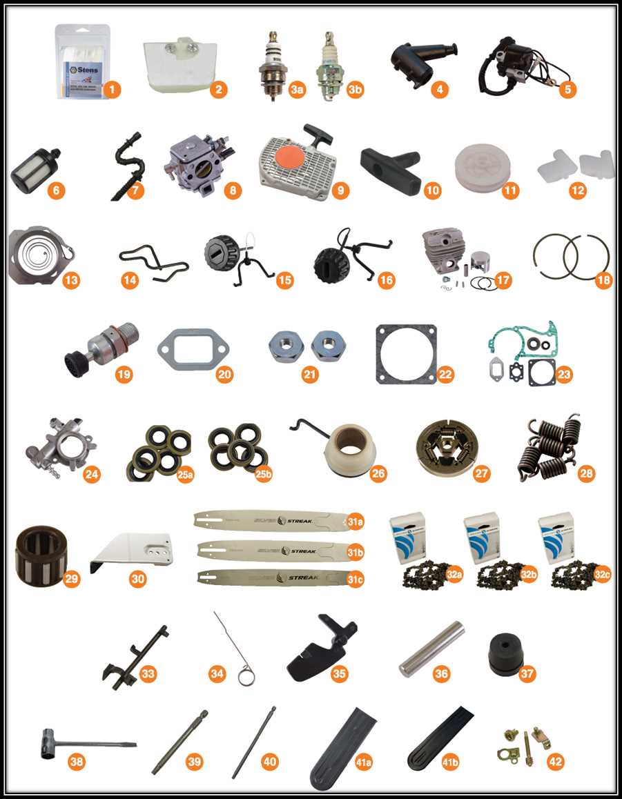 stihl 038 parts diagram