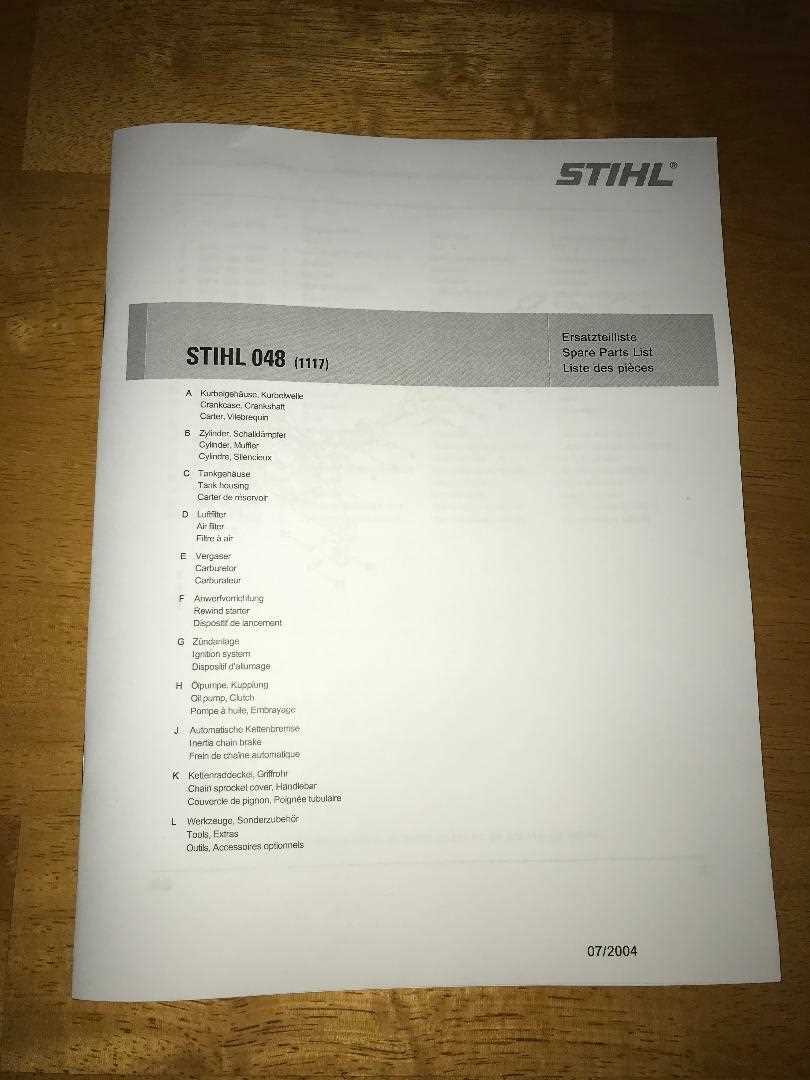 stihl 064 parts diagram