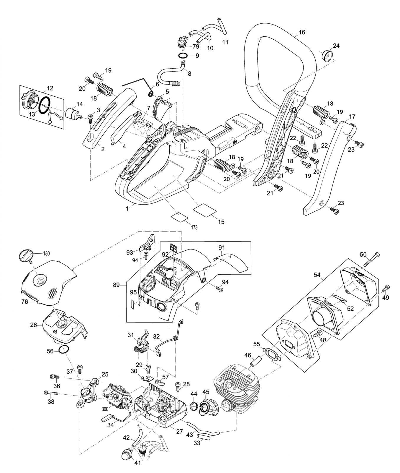 stihl 064 parts diagram