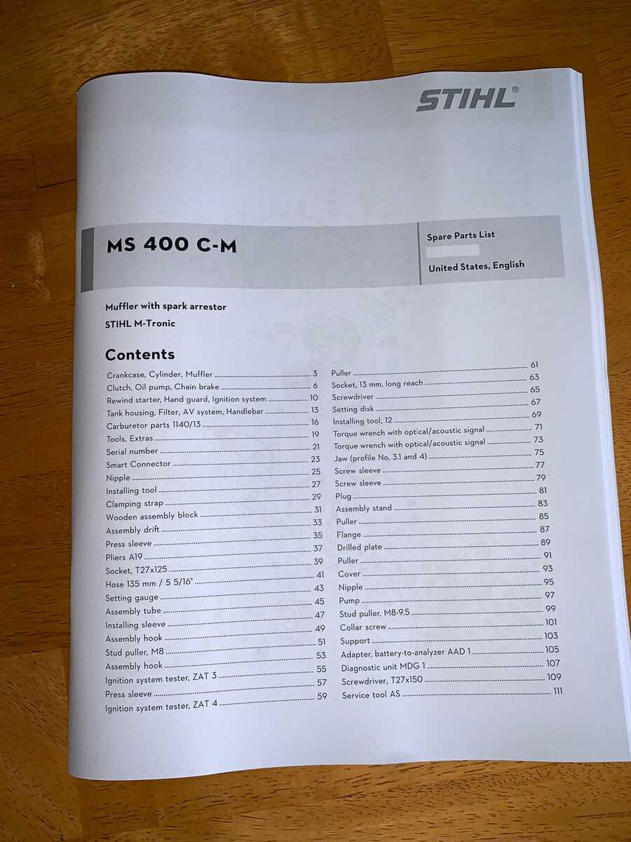 stihl 064 parts diagram