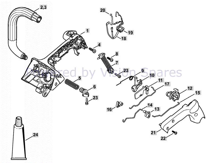 stihl 201tc parts diagram