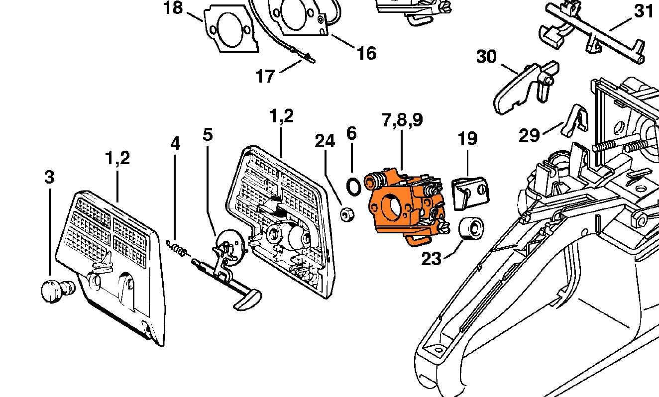 stihl 260 parts diagram