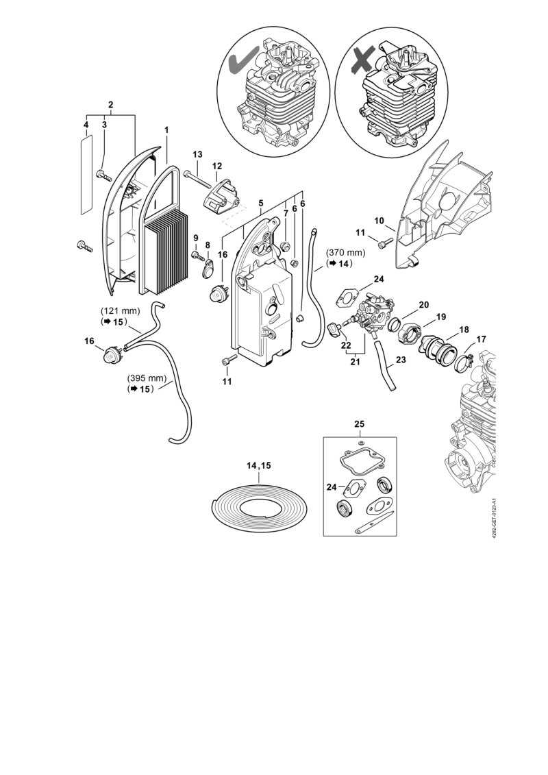 stihl br550 blower parts diagram