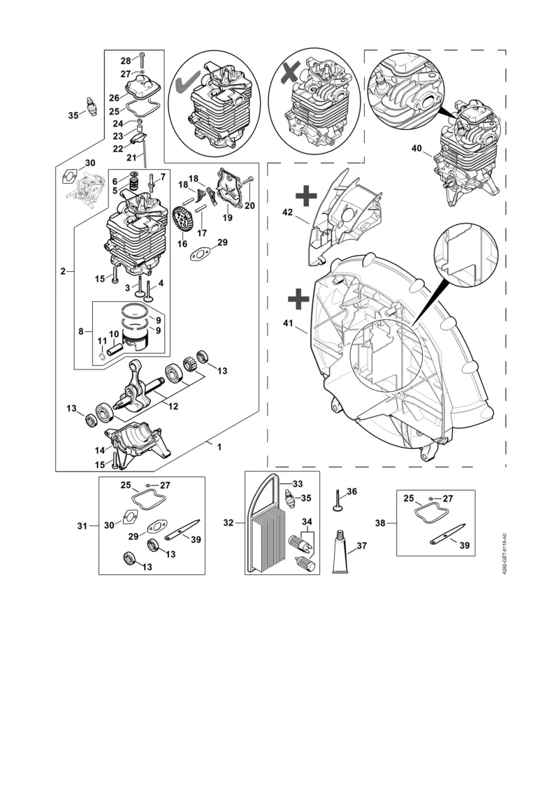 stihl br600 leaf blower parts diagram