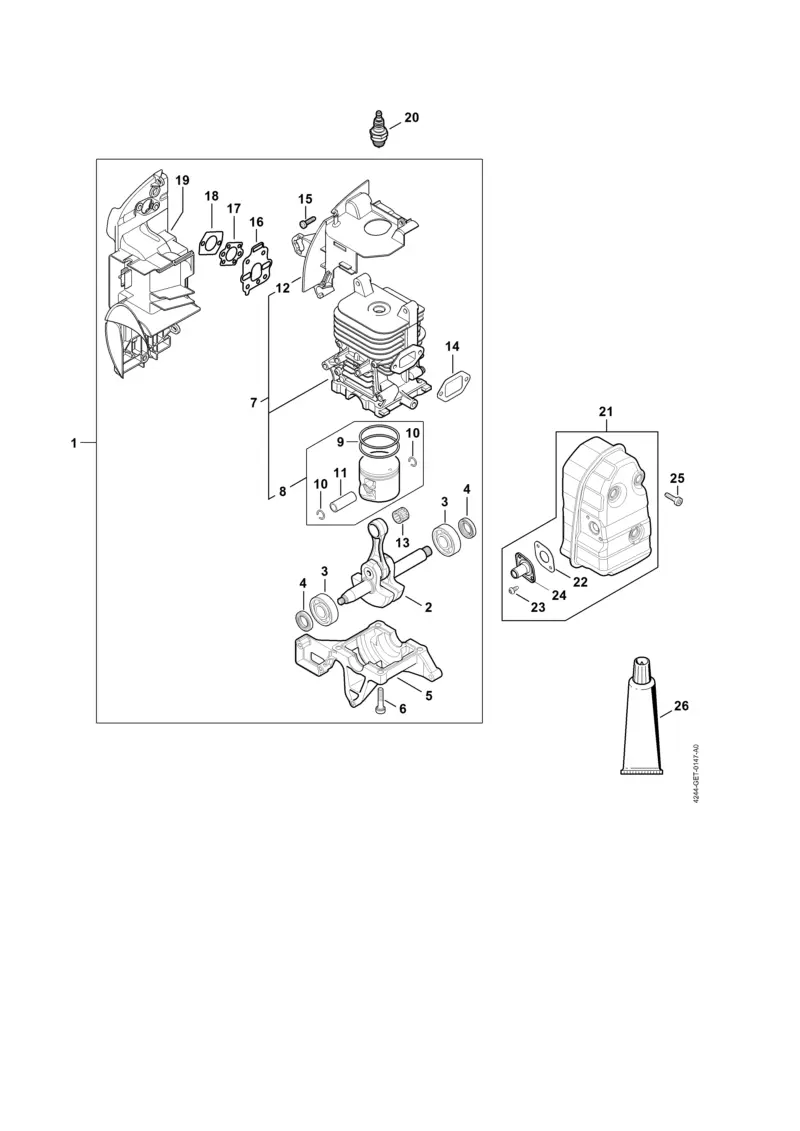 stihl br700 parts diagram