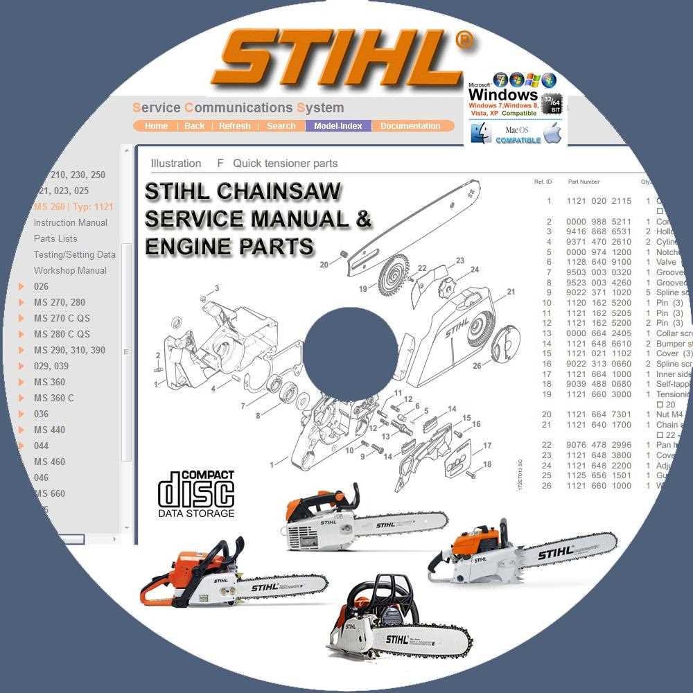 stihl chainsaw ms250 parts diagram