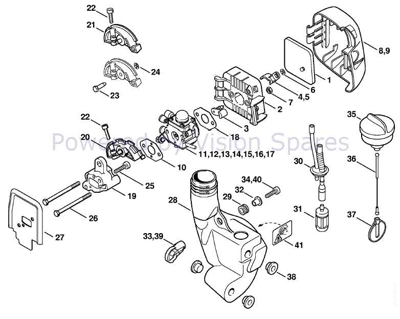 stihl fs 40 parts diagram