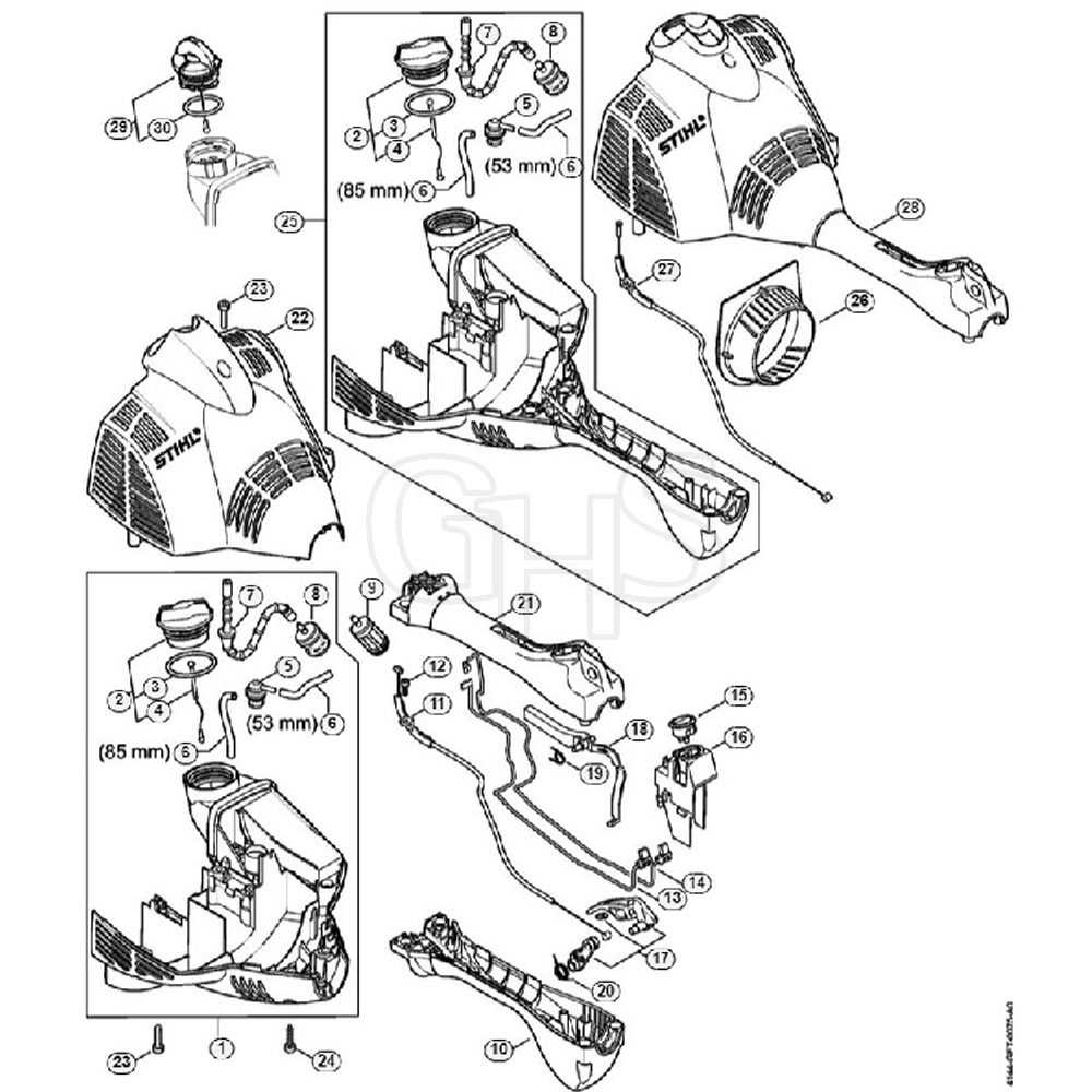 stihl fs 50 c parts diagram