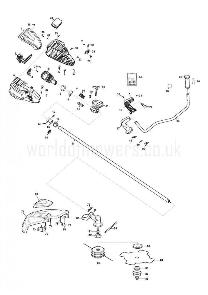 stihl fs 76 trimmer parts diagram