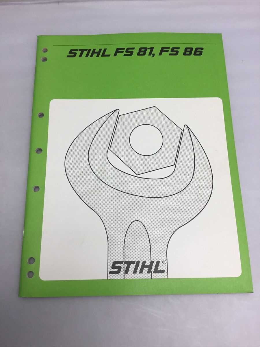 stihl fs 86 parts diagram