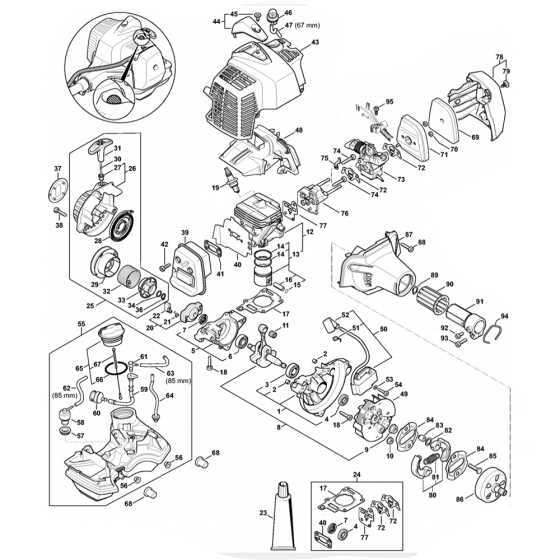 stihl fs 91 r parts diagram