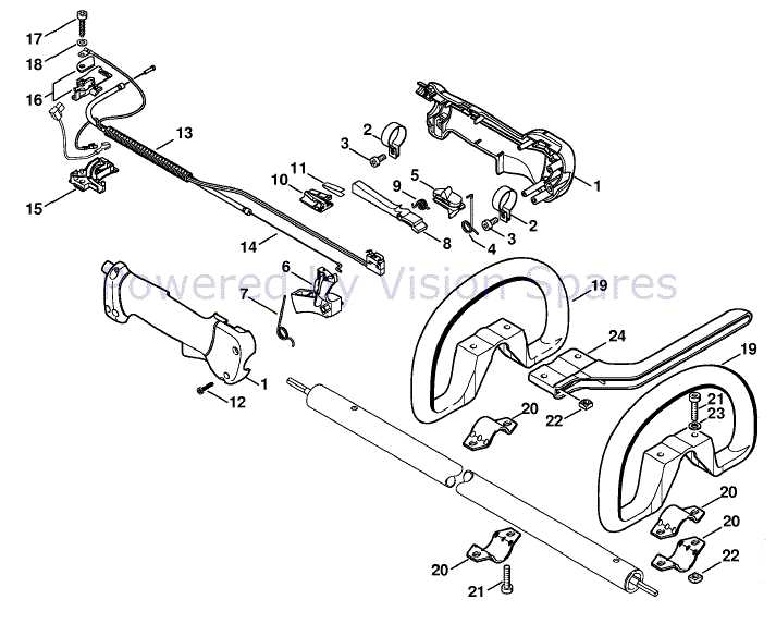 stihl fs250r parts diagram