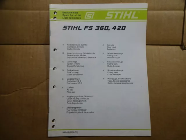 stihl fs85 parts diagram