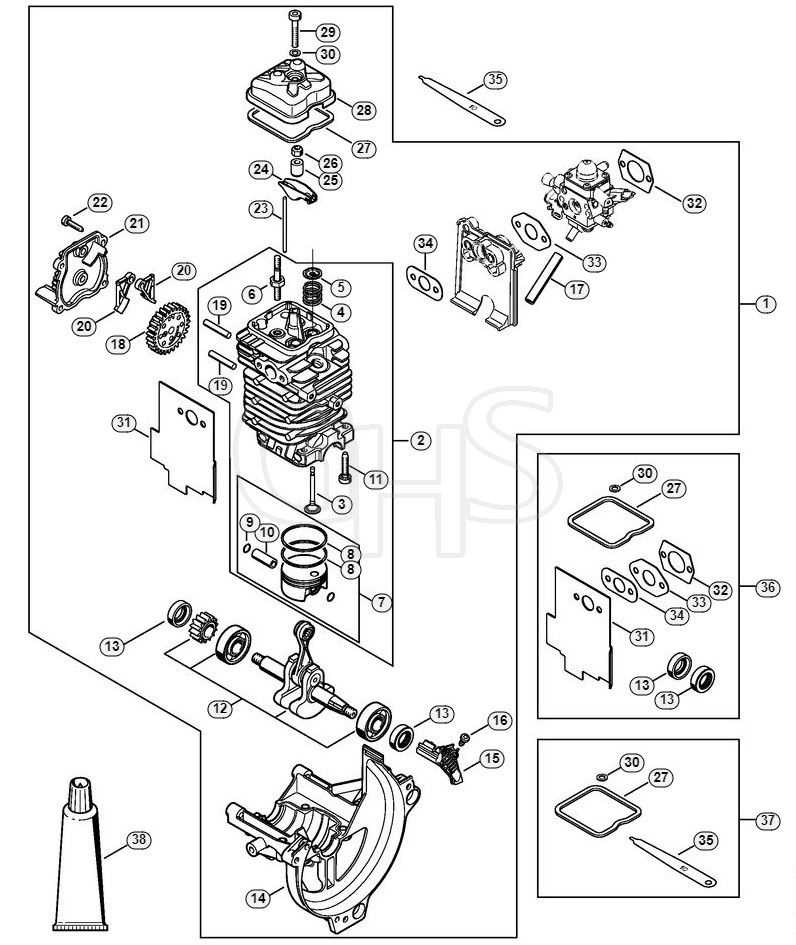 stihl km 111 r parts diagram