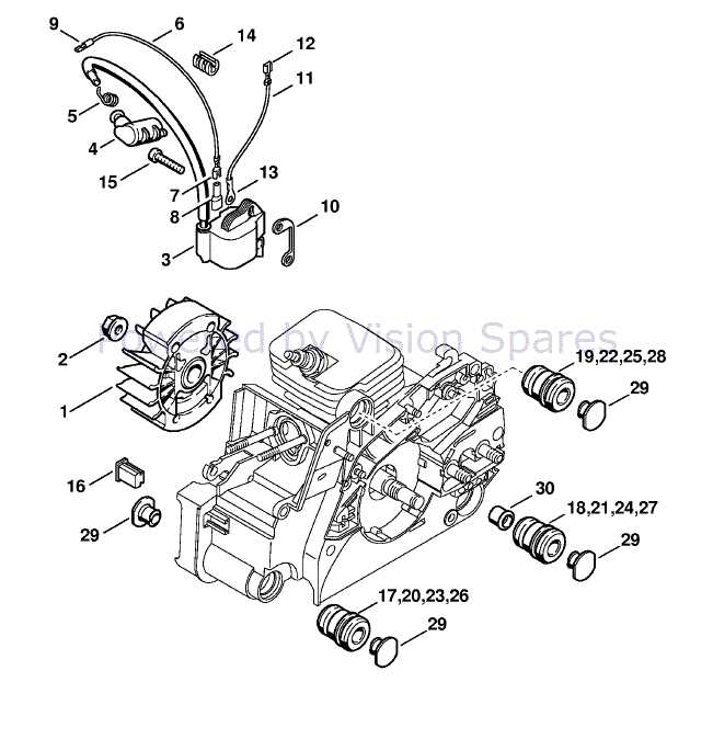 stihl ms180c be parts diagram