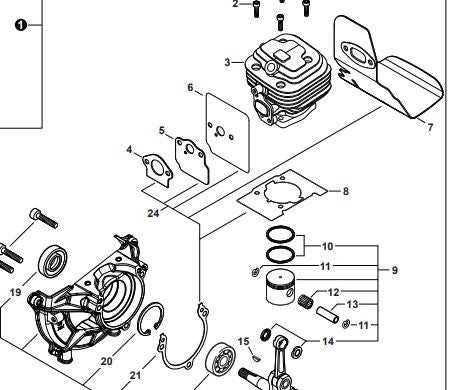 stihl ms200t parts diagram