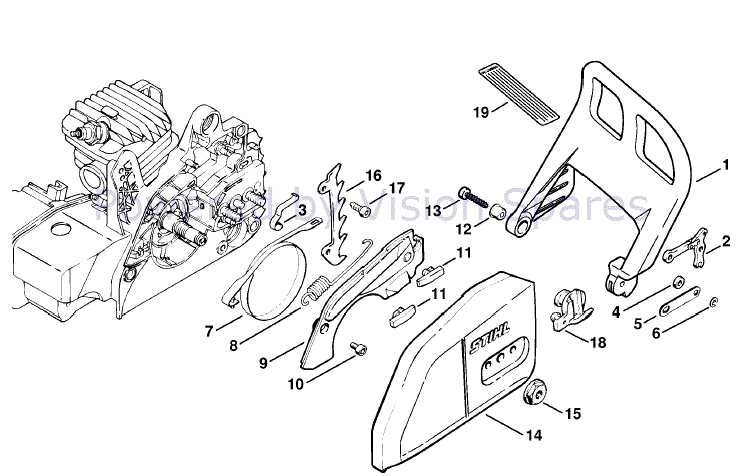 stihl ms230 parts diagram