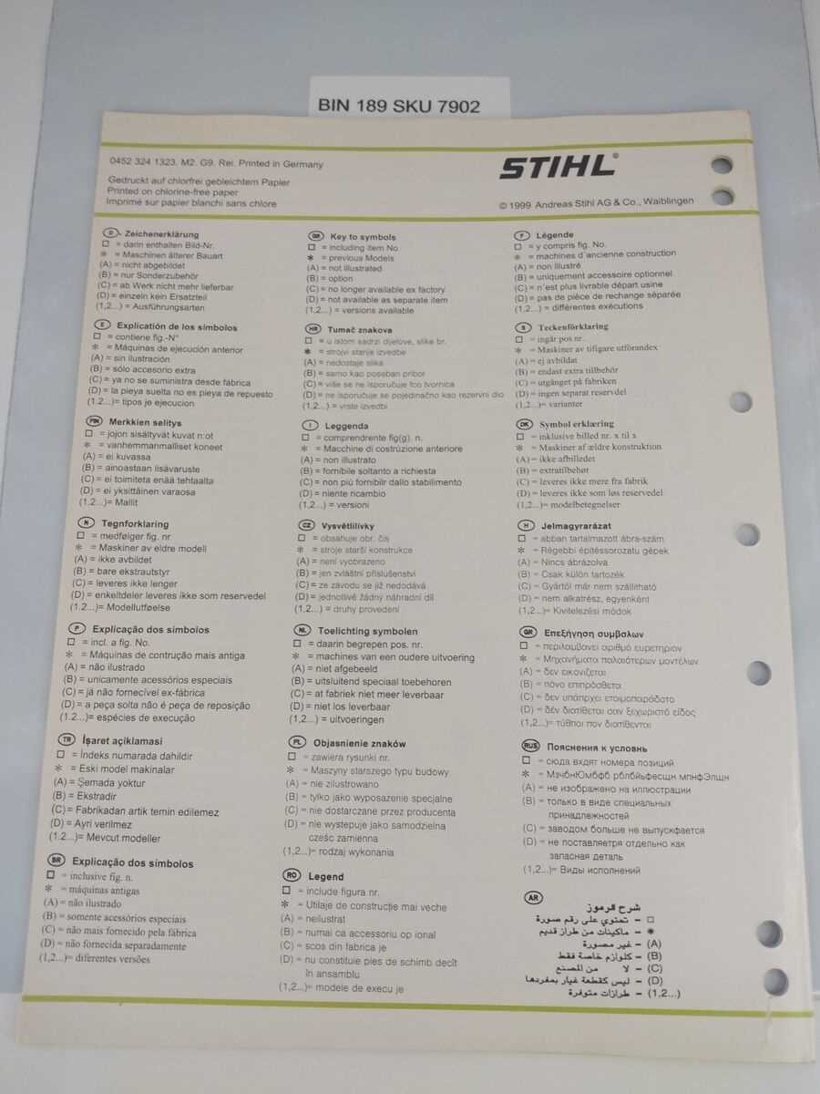 stihl ms290 parts diagram manual