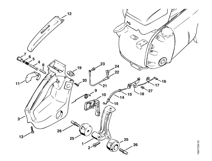 stihl ms311 parts diagram