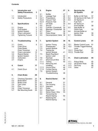 stihl ms311 parts diagram