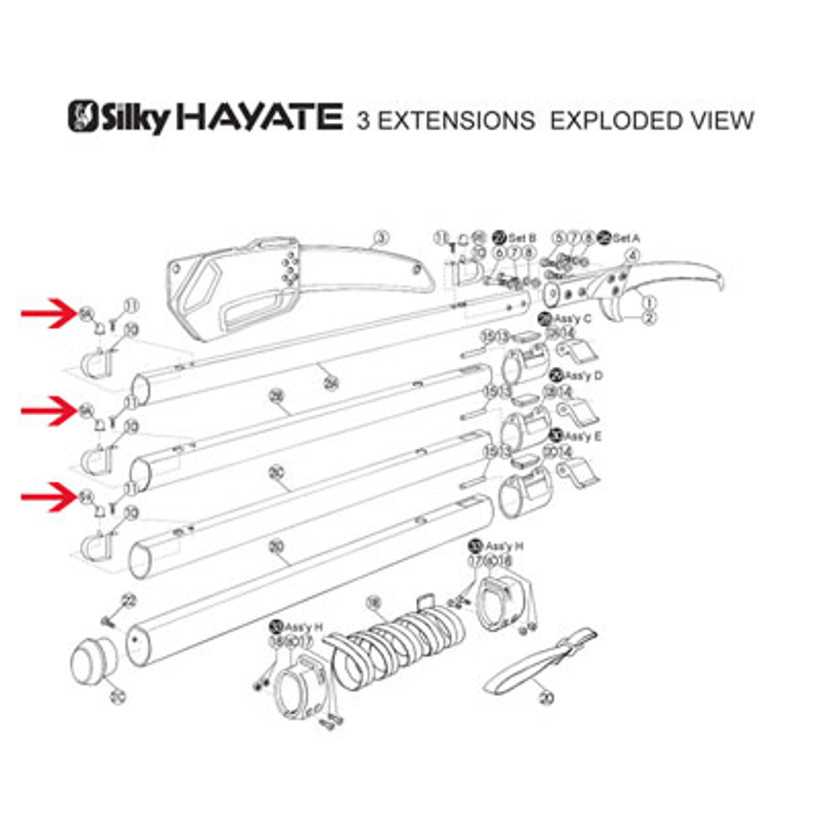 stihl pole saw parts diagram